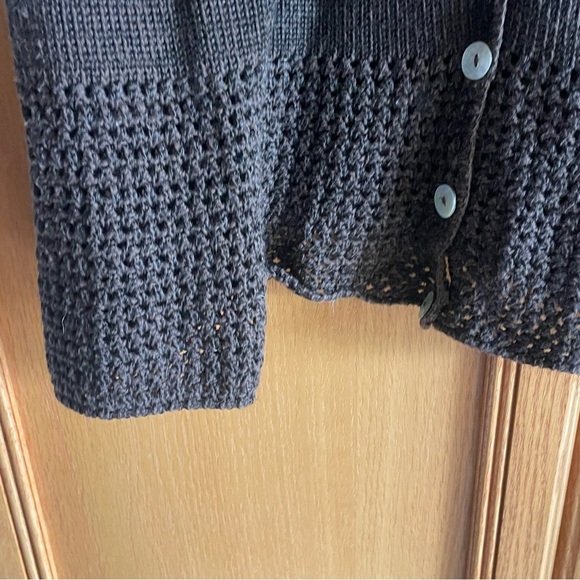 CLIO vintage Women's Brown button down Sweater size medium vintage - Picture 3 of 6